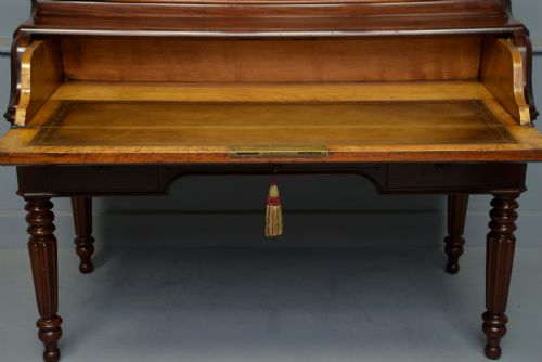 fig 4. Louis Philippe Mahogany French Roll-Top Cylinder Piano-Top Desk