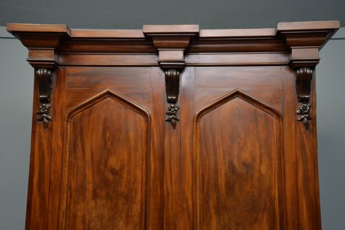 fig 2. Early Victorian Mahogany Wardrobe