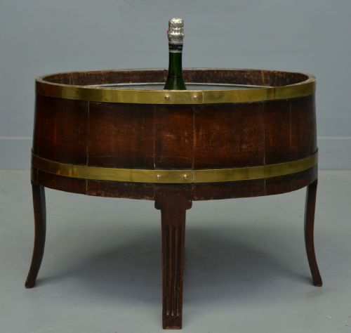 fig 1. Georgian Revival - Victorian Oak Wine Cooler