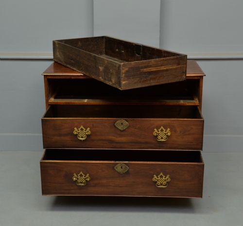 fig 2. Charming Georgian Mahogany Chest Of Drawers