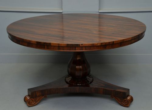 William IV Rosewood Breakfast Dining Table