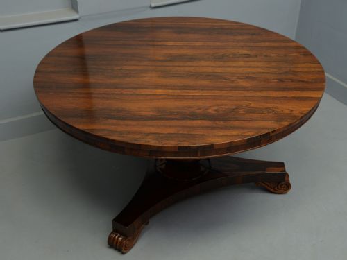 fig 1. William IV Rosewood Breakfast Dining Table