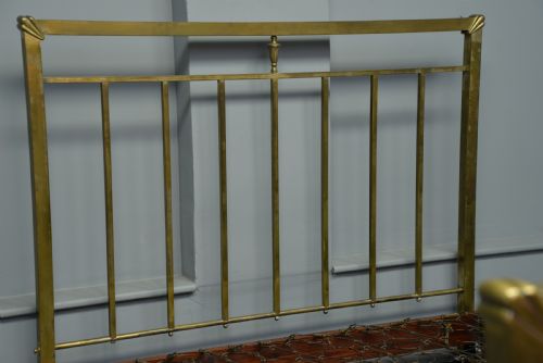 fig 2. 1920s Staples & Co All Brass Double Bed- Completely Original