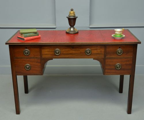 Edwardian Waring & Gillows Mahogany Desk Writing Table