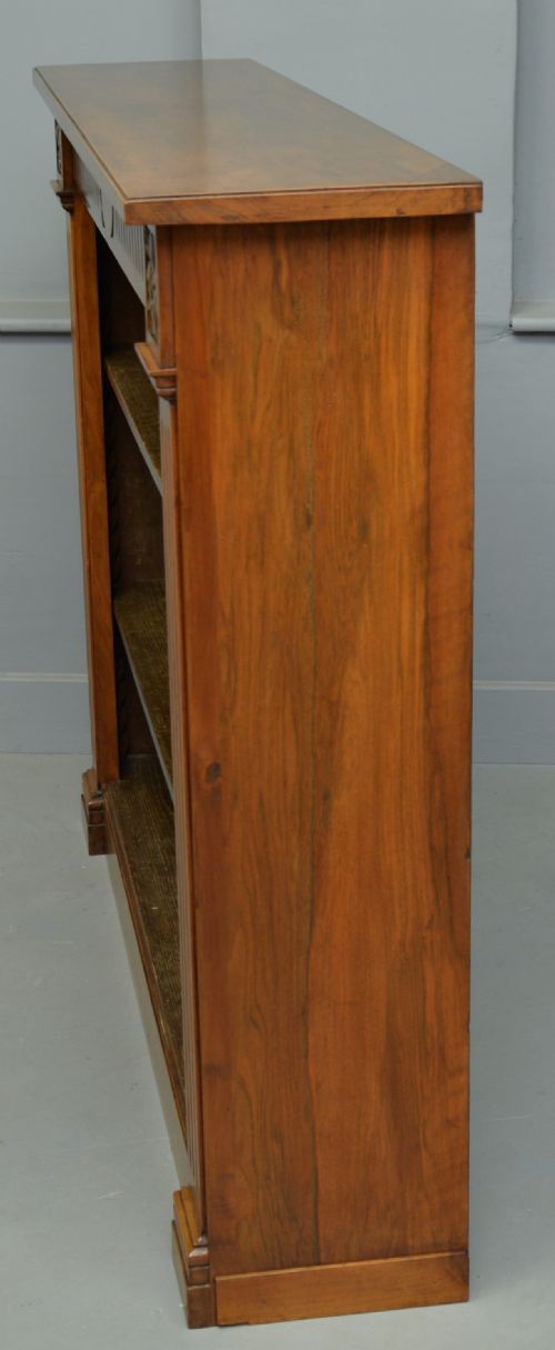 fig 3. Victorian Walnut Open Adjustable Bookcase