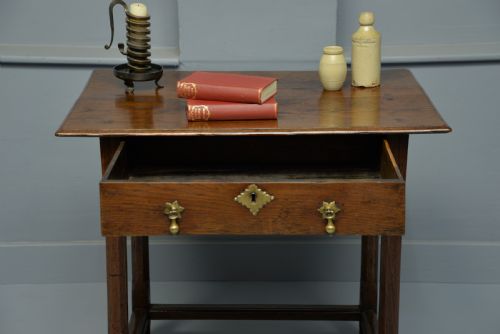 fig 2. Early 18th Century Oak Side Table