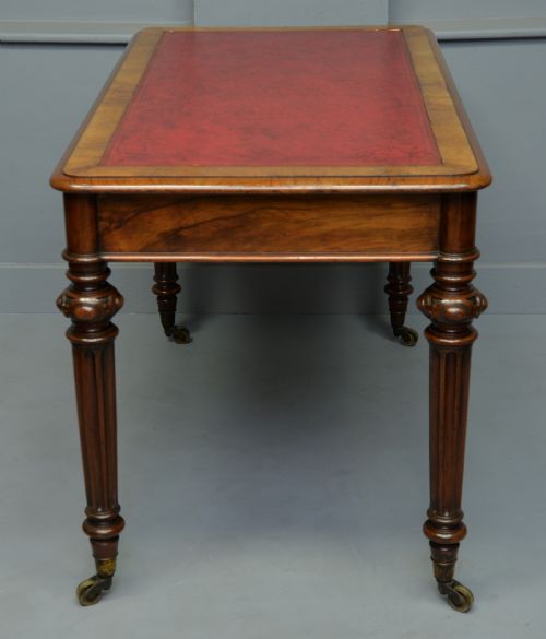 fig 2. Fine Early Victorian Walnut Writing Table- C Hindley & Sons