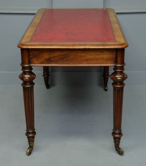 fig 4. Fine Early Victorian Walnut Writing Table- C Hindley & Sons