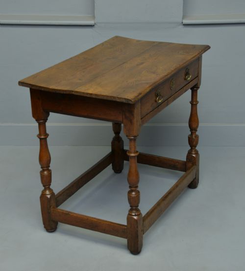 fig 3. Early 18th Century Oak Side Table