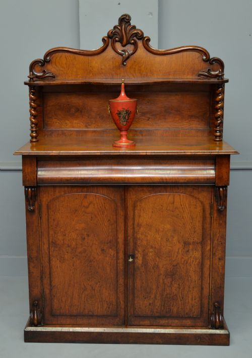 Elegant Victorian Walnut Chiffonier