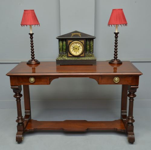 Victorian Mahogany Hall Table / Writing Table