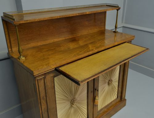 fig 1. Fine Regency Rosewood Chiffonier Side Cabinet