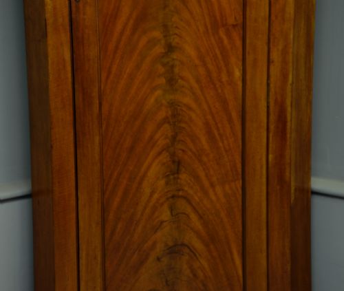 fig 3. Victorian Solid Figured Mahogany Corner Hall Robe Wardrobe / Coat Cupboard