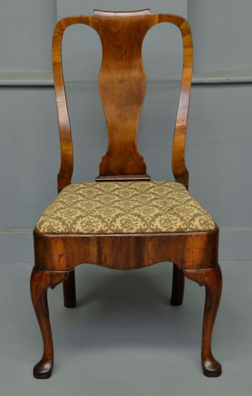 fig 1. George II Walnut Side Chair c1730