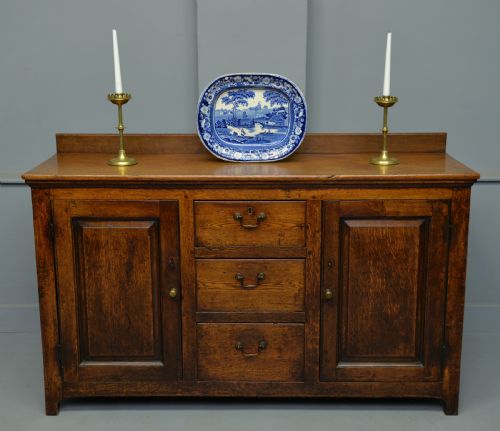 Georgian Solid Oak Sideboard / Dresser
