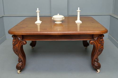 fig 1. Victorian Mahogany Dining Table Seats 6