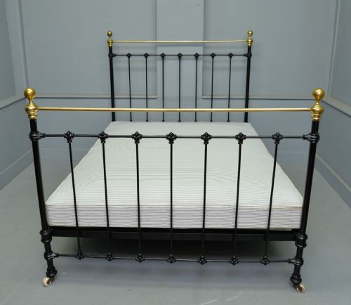 Victorian Brass and Iron Double Bed