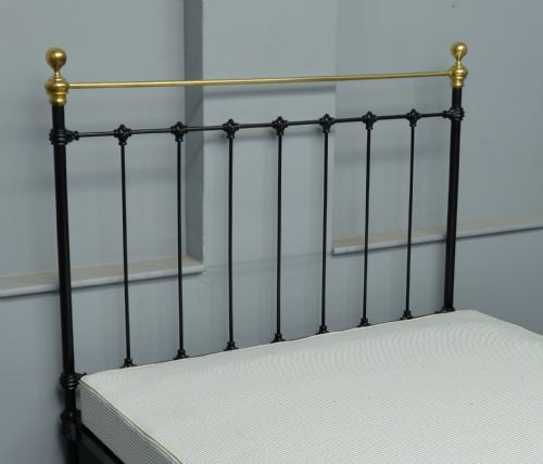fig 1. Victorian Brass and Iron Double Bed