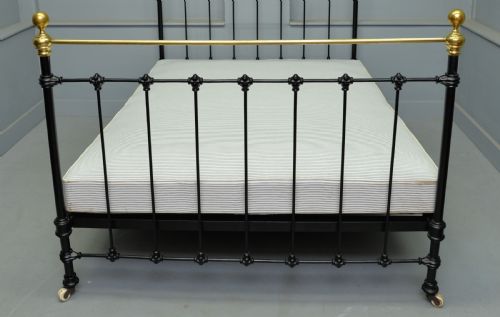 fig 2. Victorian Brass and Iron Double Bed
