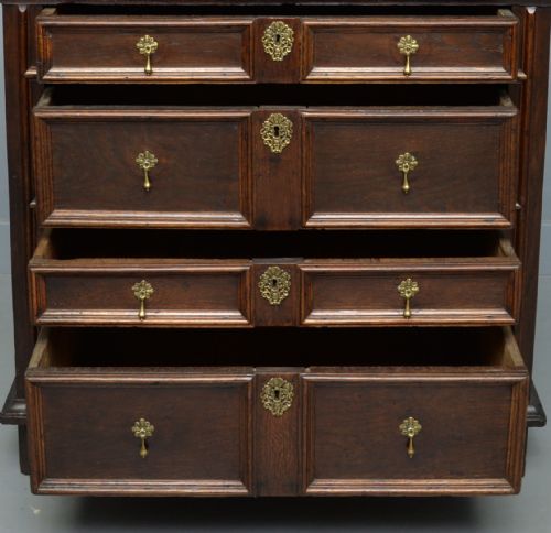 fig 3. Charles II Oak Chest Of Drawers C.1680
