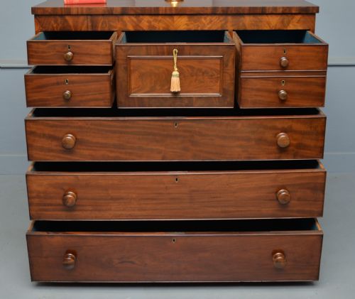fig 2. Handsome Victorian Mahogany Chest Of Drawers 