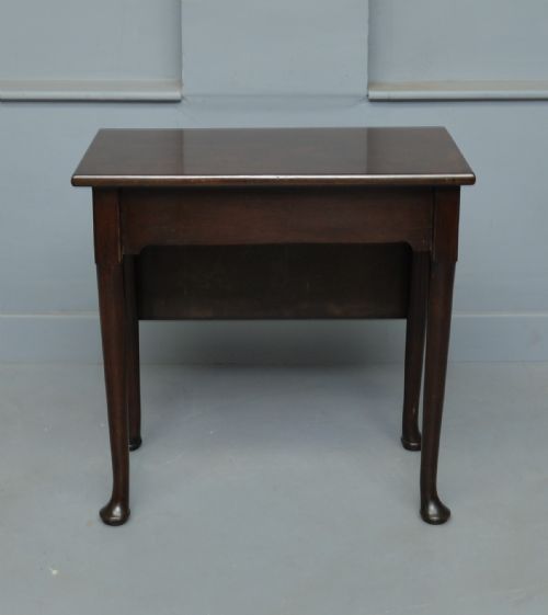 fig 1. George III Cuban Mahogany Drop-Leaf Side Tea Table