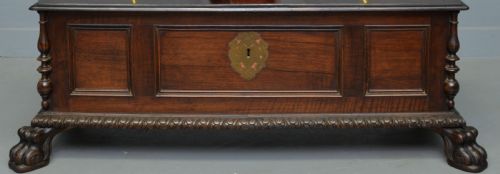 fig 2. 17th Century Style Italian Walnut Cassone Chest