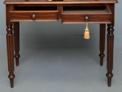 fig 2. Victorian Mahogany Hall Console / Writing Table