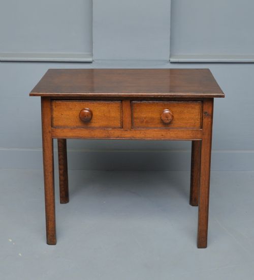 GEORGIAN OAK SIDE TABLE - ADDITIONAL PHOTO 2