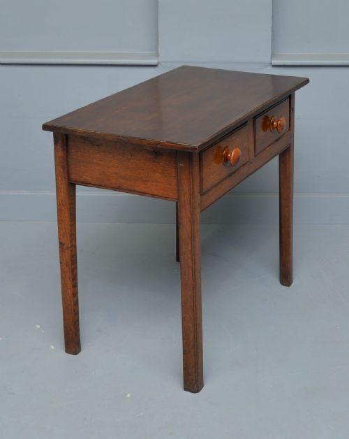 GEORGIAN OAK SIDE TABLE - ADDITIONAL PHOTO 5