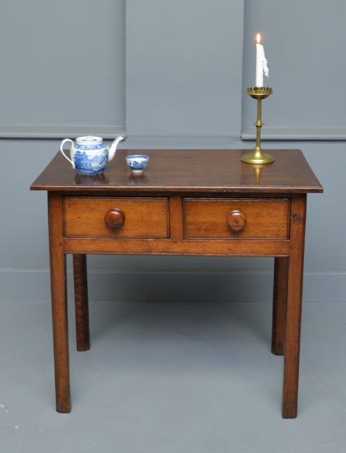 GEORGIAN OAK SIDE TABLE - ADDITIONAL PHOTO 10
