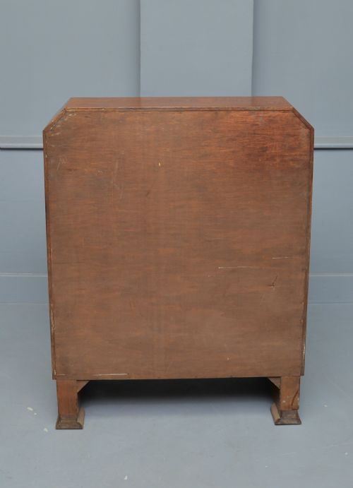 ART DECO SOLID OAK BUREAU DESK - ADDITIONAL PHOTO 8