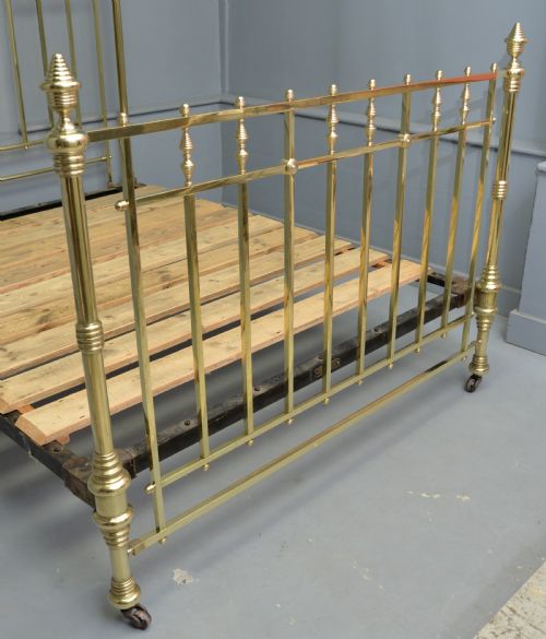 STUNNING MAPLE CO VICTORIAN ALL BRASS KINGSIZE BED - ADDITIONAL PHOTO 6