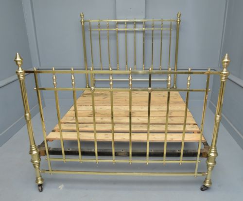 STUNNING MAPLE CO VICTORIAN ALL BRASS KINGSIZE BED - ADDITIONAL PHOTO 14