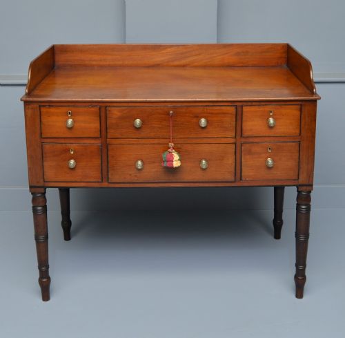 HANDSOME GEORGIAN MAHOGANY SIDEBOARD WASH STAND - ADDITIONAL PHOTO 2