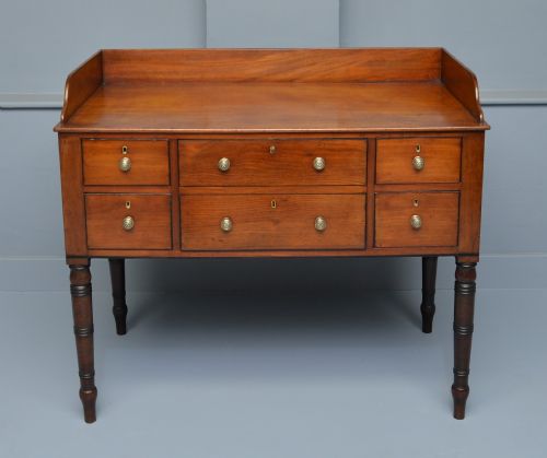 HANDSOME GEORGIAN MAHOGANY SIDEBOARD WASH STAND - ADDITIONAL PHOTO 3