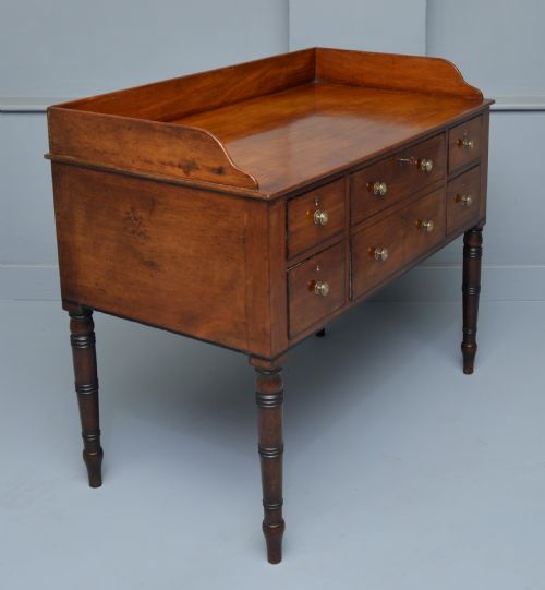 HANDSOME GEORGIAN MAHOGANY SIDEBOARD WASH STAND - ADDITIONAL PHOTO 5