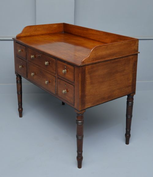 HANDSOME GEORGIAN MAHOGANY SIDEBOARD WASH STAND - ADDITIONAL PHOTO 7