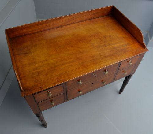HANDSOME GEORGIAN MAHOGANY SIDEBOARD WASH STAND - ADDITIONAL PHOTO 8