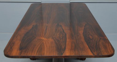 WILLIAM IV ROSEWOOD LIBRARY WRITING TABLE - ADDITIONAL PHOTO 14