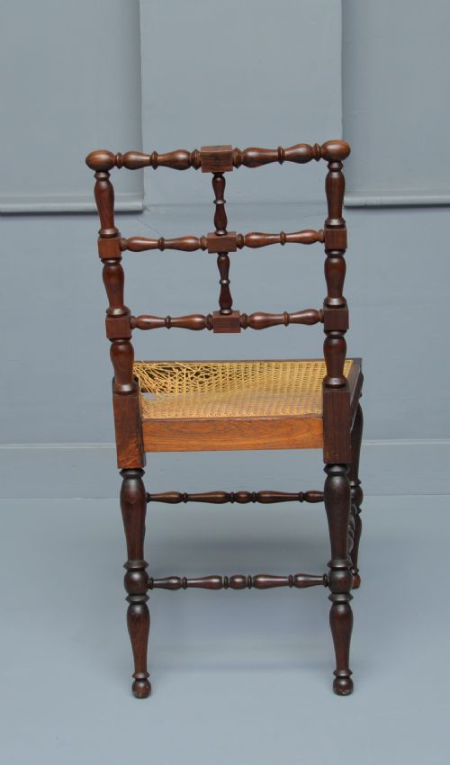 WILLIAM IV ROSEWOOD TURNED SIDE CHAIR - ADDITIONAL PHOTO 8