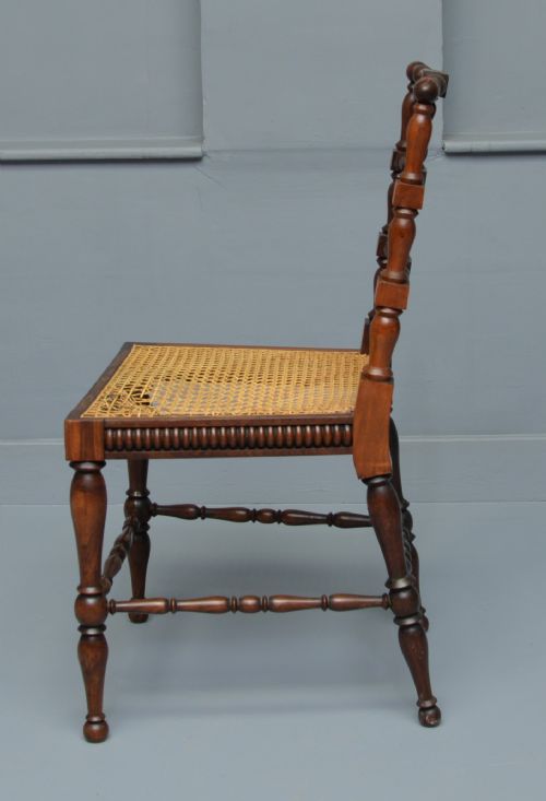 WILLIAM IV ROSEWOOD TURNED SIDE CHAIR - ADDITIONAL PHOTO 9
