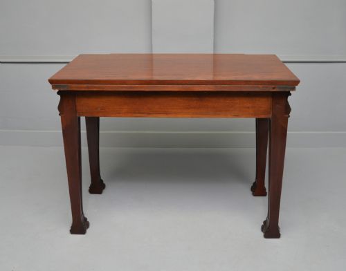 MAPLE CO CARVED MAHOGANY CONSOLE HALL TABLE - ADDITIONAL PHOTO 11