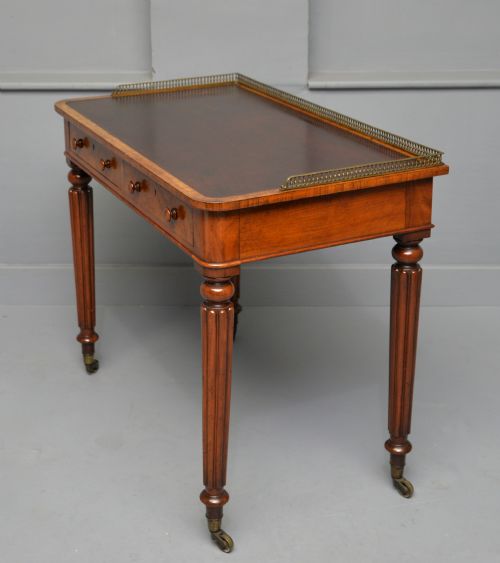 FINE QUALITY GILLOWS DESIGN WALNUT WRITING TABLE - ADDITIONAL PHOTO 8
