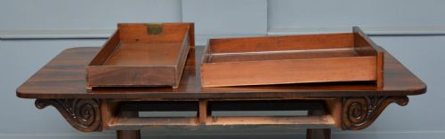 WILLIAM IV ROSEWOOD LIBRARY WRITING TABLE - ADDITIONAL PHOTO 10