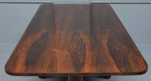 WILLIAM IV ROSEWOOD LIBRARY WRITING TABLE - ADDITIONAL PHOTO 14