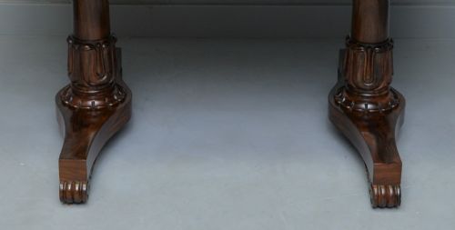 WILLIAM IV ROSEWOOD LIBRARY WRITING TABLE - ADDITIONAL PHOTO 16