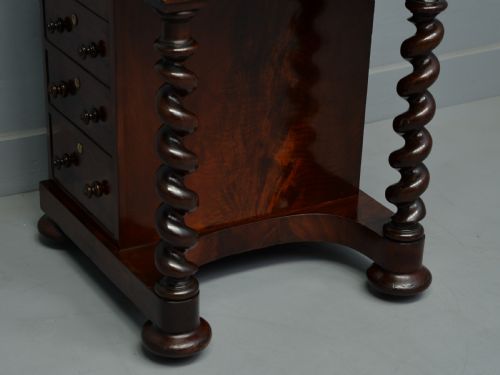 WILLIAM IV MAHOGANY DAVENPORT DESK - ADDITIONAL PHOTO 4