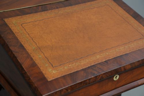 WILLIAM IV MAHOGANY DAVENPORT DESK - ADDITIONAL PHOTO 7