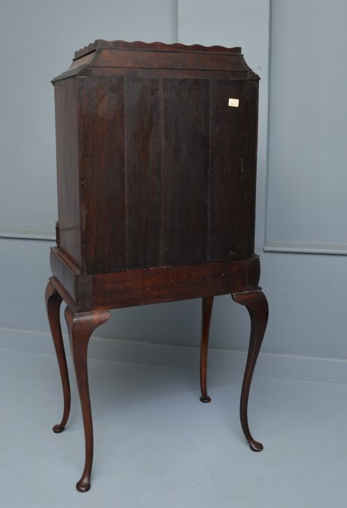 FINE EDWARDIAN MAHOGANY MARQUETRY CABINET - ADDITIONAL PHOTO 6